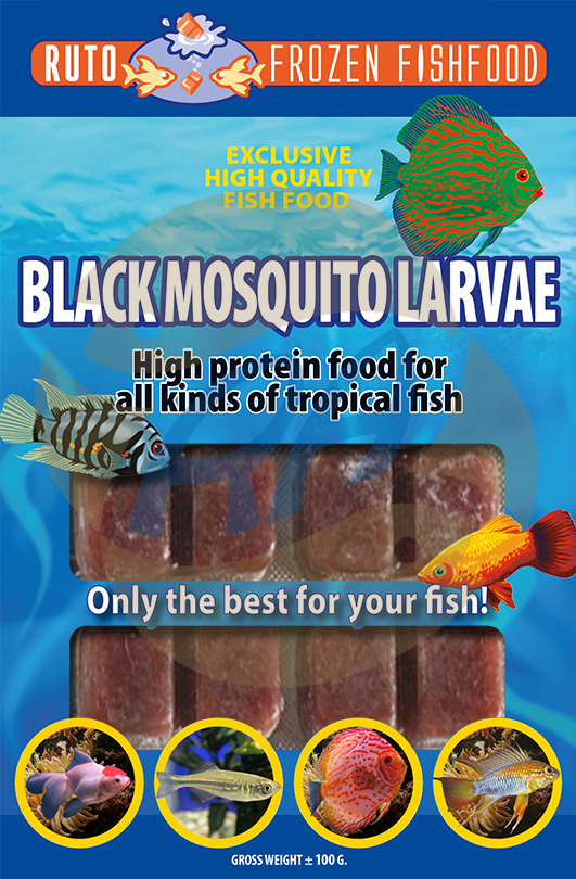 Black Mosquito Larvae 100gr